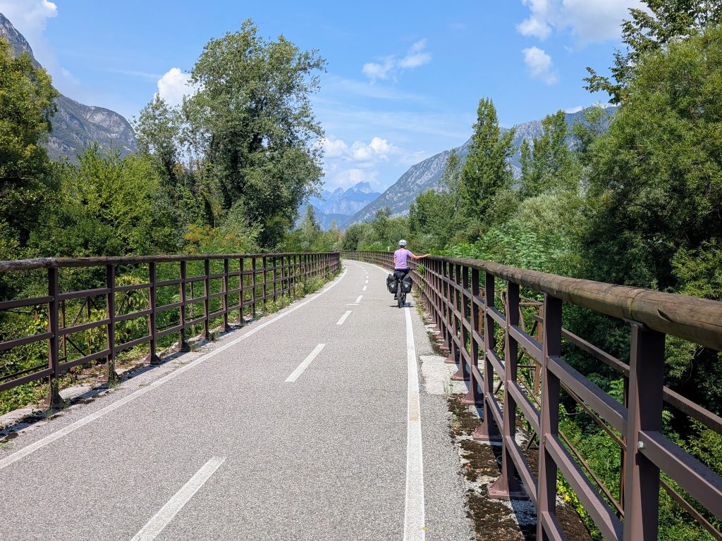 Bahnradweg Richtung Venzone